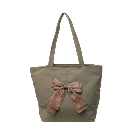 Elegante Bow Detail Tragetasche Brehn