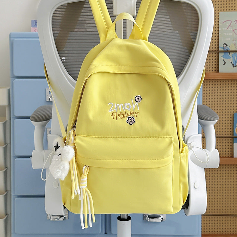 K cute bestickte Blumen Rucksack