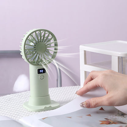 Damen tragbarer Handventilator mit digitalem Display Brehn