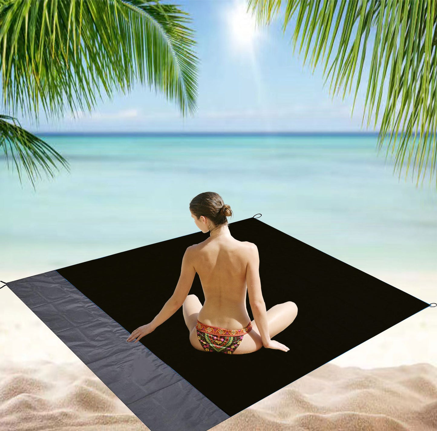 WoOutdoor Wasserfeste Stranddecke Brehn