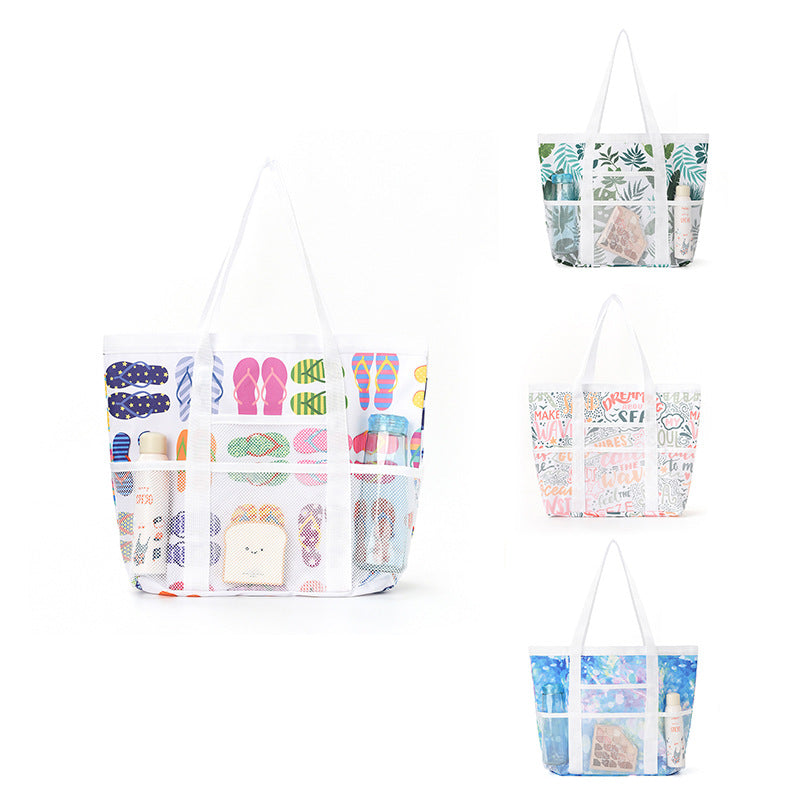 Strandtasche mit Durchlässigem Design und Großem Fächer Brehn