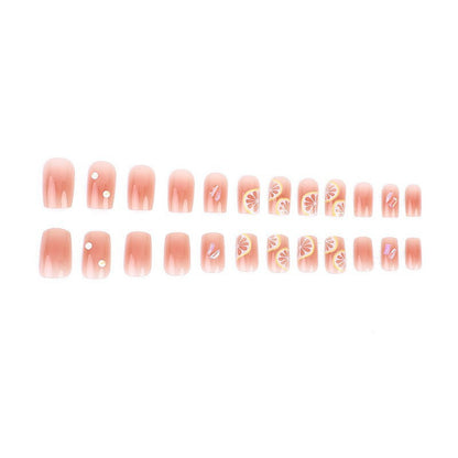 Trendy von Früchten inspirierte Nagelkunst-Set