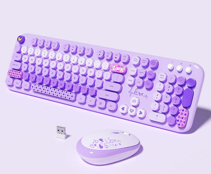 Niedliche Themen Drahtlos Tastatur und Maus Set Brehn