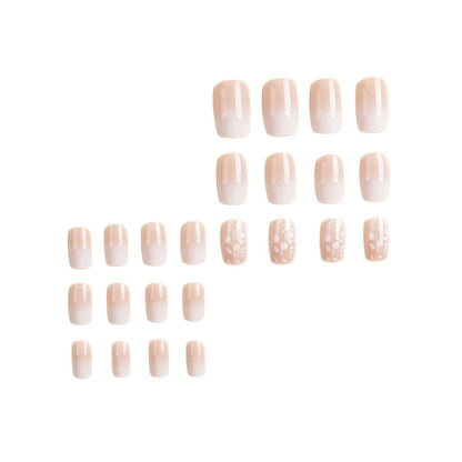 Elegantes Ombre Press-On Nagelkunst Set Brehn