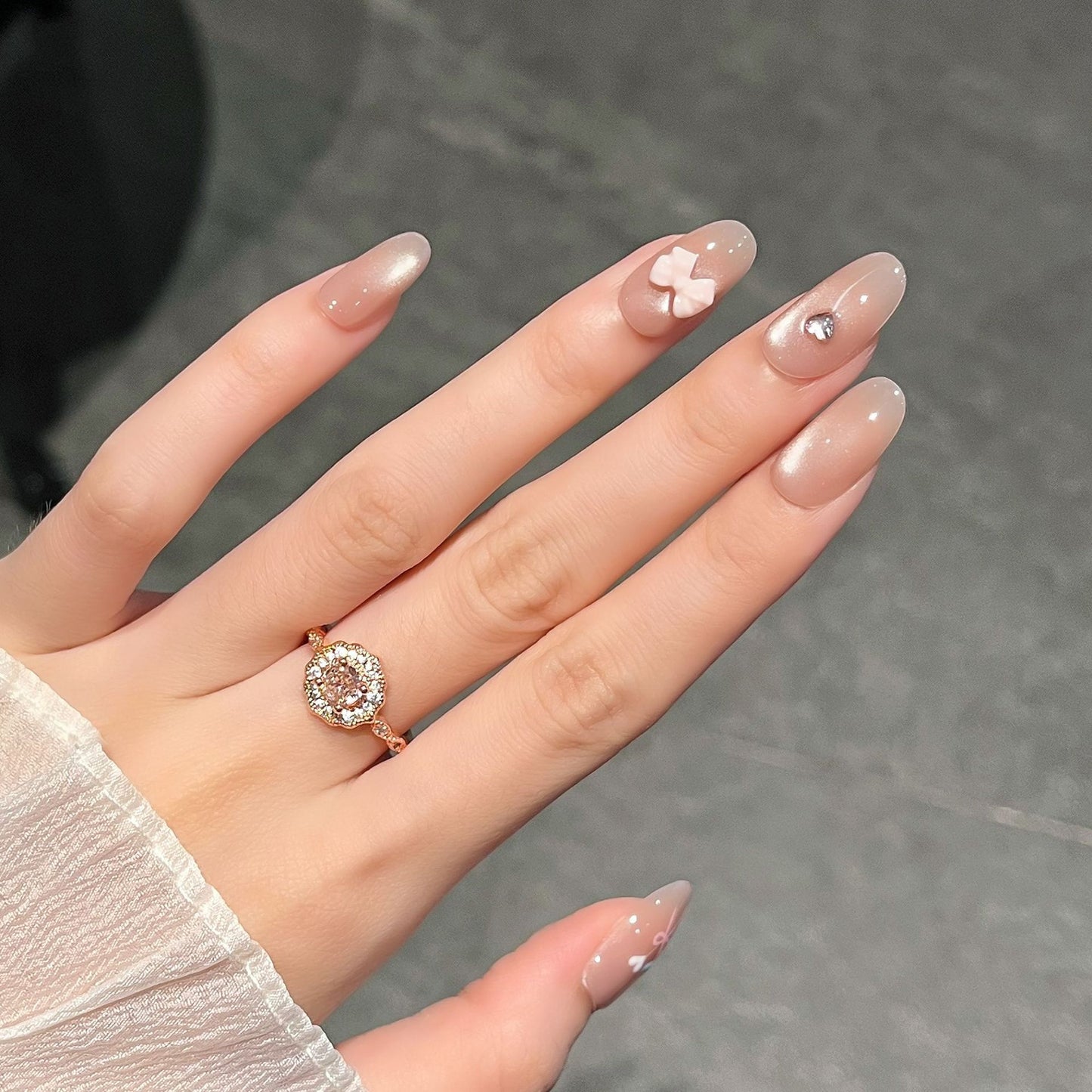 Dekorative 3D Nagelkunst Extensions Brehn
