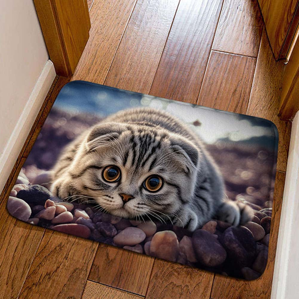 Dekorative Katzen Willkommen Matte Brehn