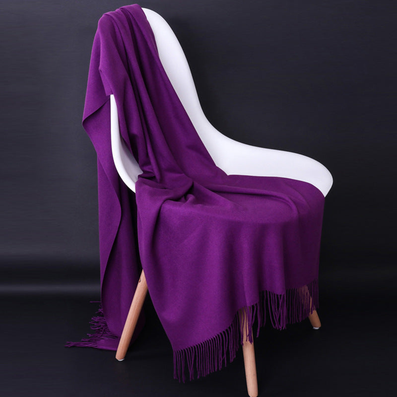 Luxuriöse Cashmere-Mischung Wurfdecke