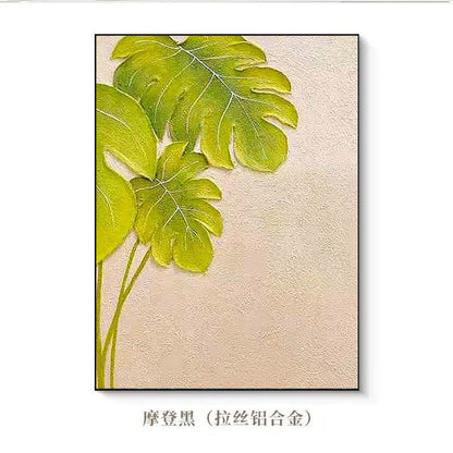 Texturiertes Botanisches Wandkunst