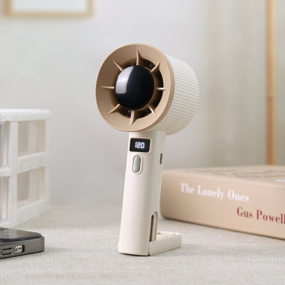 Unisex Tragbarer Handventilator mit LCD-Display und USB-Ladefunktion Brehn