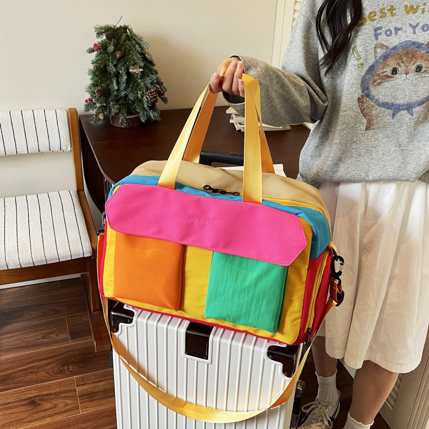 Bunte Reisetasche Brehn