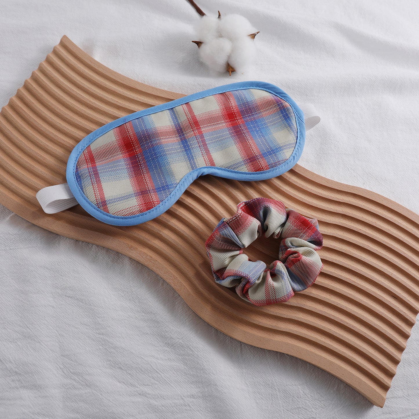 Unisex nan weich gepolsterte Schlafmaske mit verstellbarem Elastikband Brehn