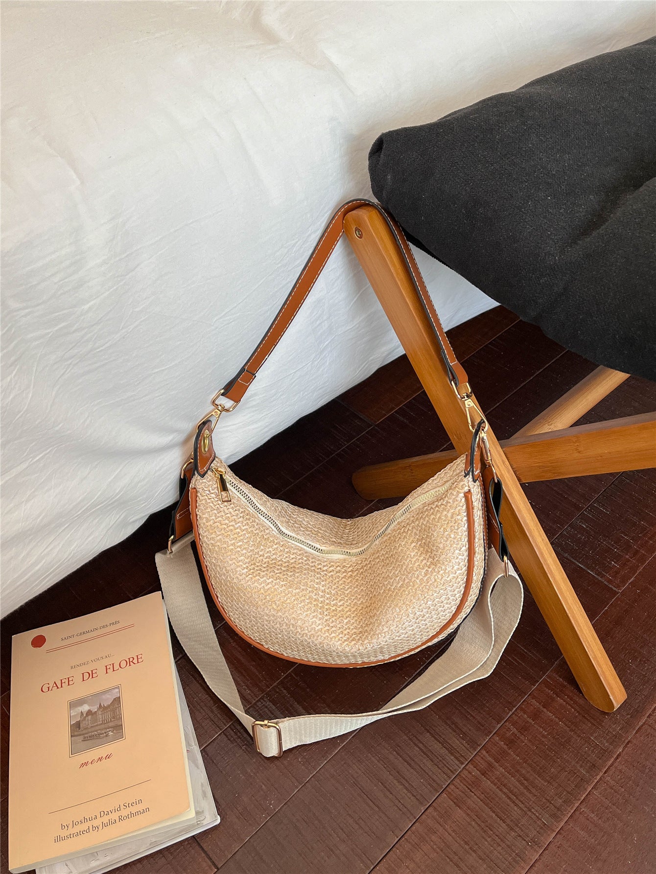 WoWoven-Gewebe-Crossbody-Tasche Brehn