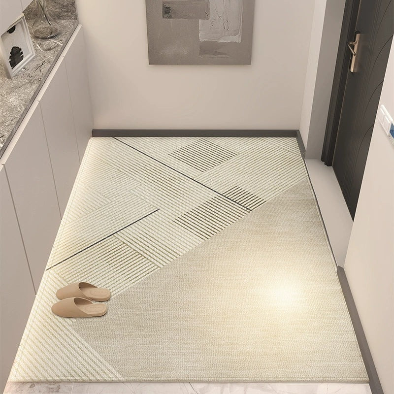 Stylischer geometrischer Teppich