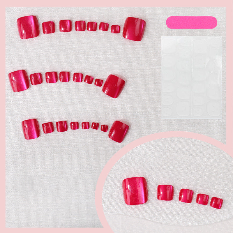 Elegante Glänzende Press-On Nagelset Brehn