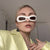 Damen Retro-inspirierte Sonnenbrille mit stylischem Rahmen und UV-Schutz Brehn