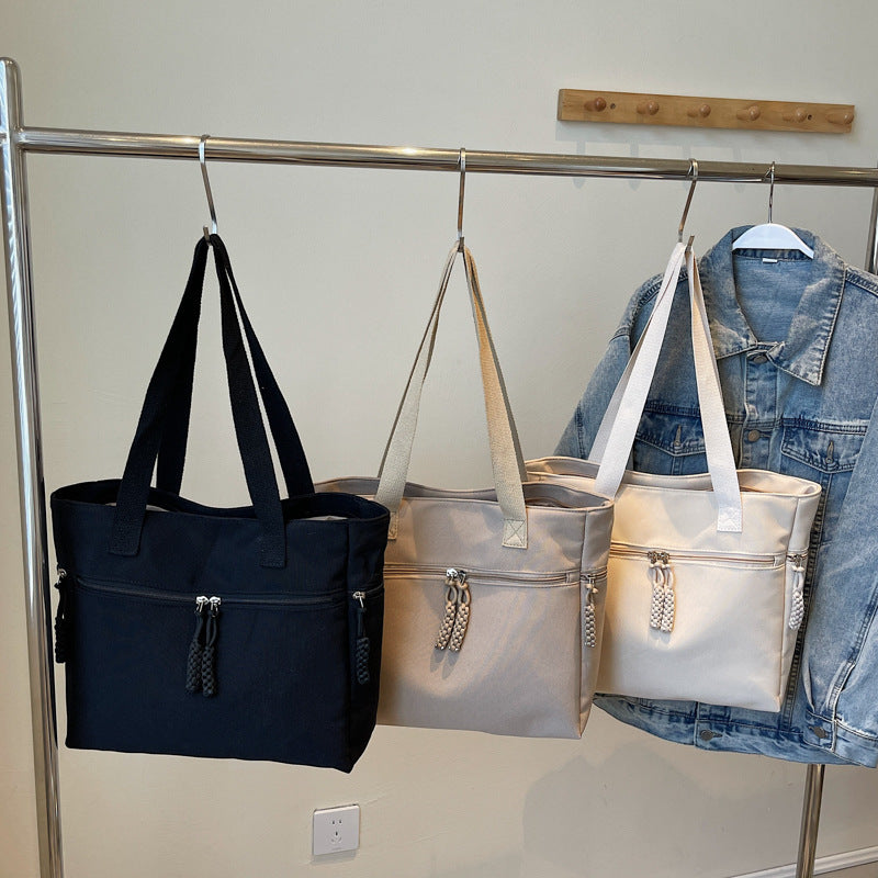 Vielseitige Reißverschluss-Canvas-Tasche Brehn