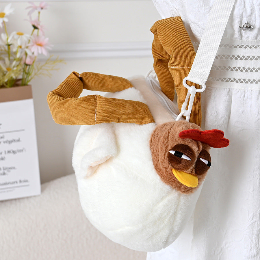 Plüsch-Hühnchen-Themen Mini-Rucksack