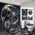 Künstlerisches Skull-Themen Badezimmer Set Brehn