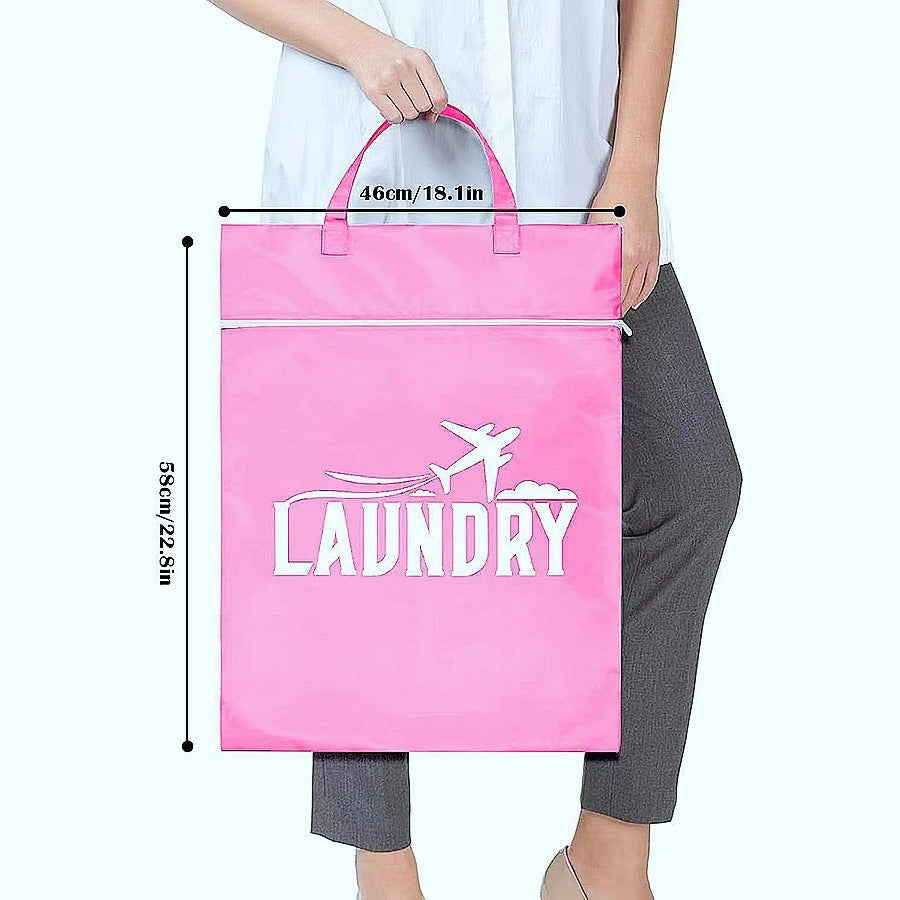 Stylische Wäsche Tasche mit Reißverschluss Brehn