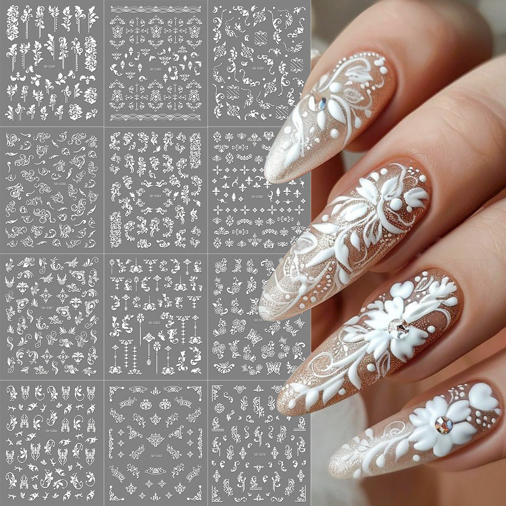 Elegante Nagelkunst Stempelplatte
