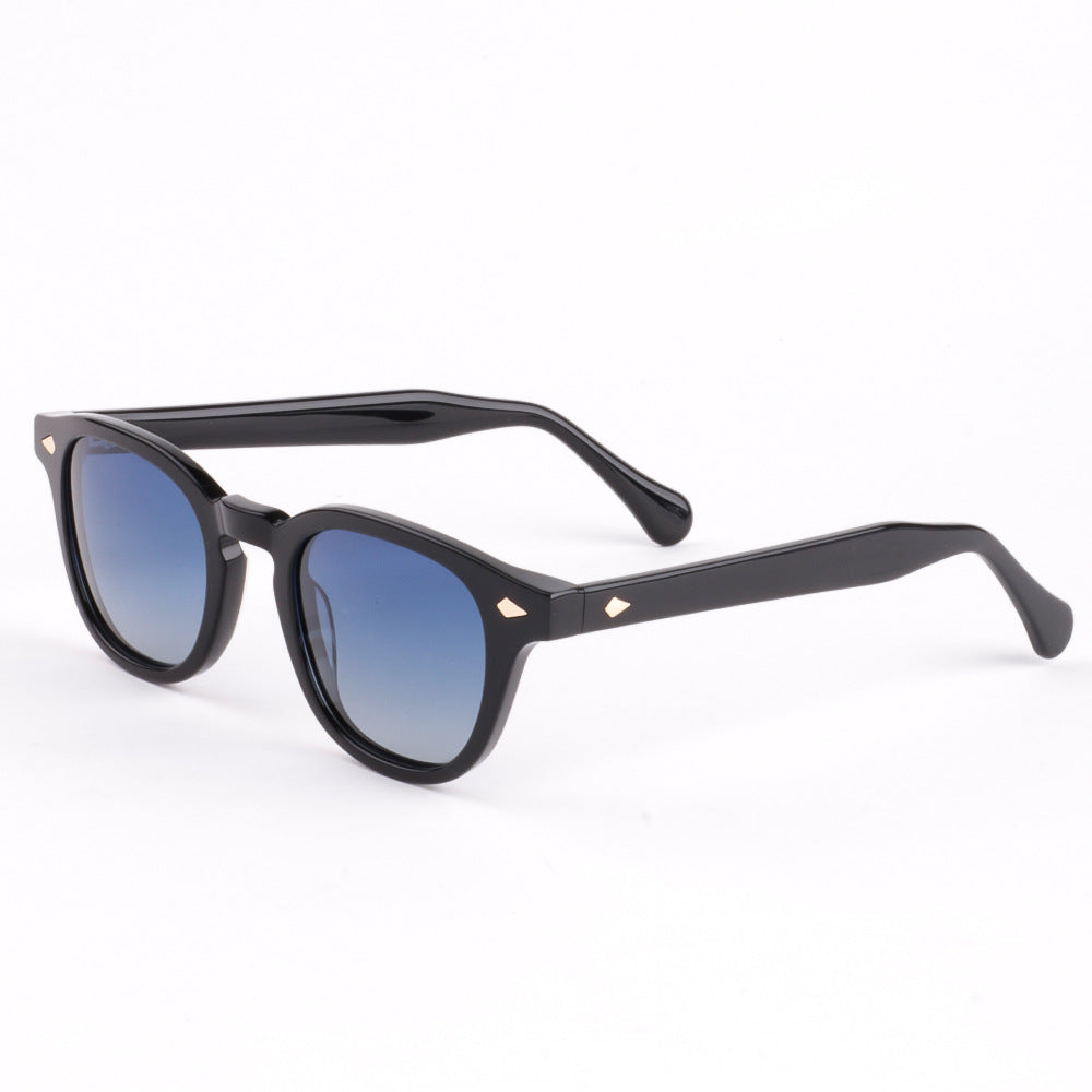 Damen Sonnenbrille mit exklusivem Geometrie-Rahmen und Polarisierten Gläsern Brehn