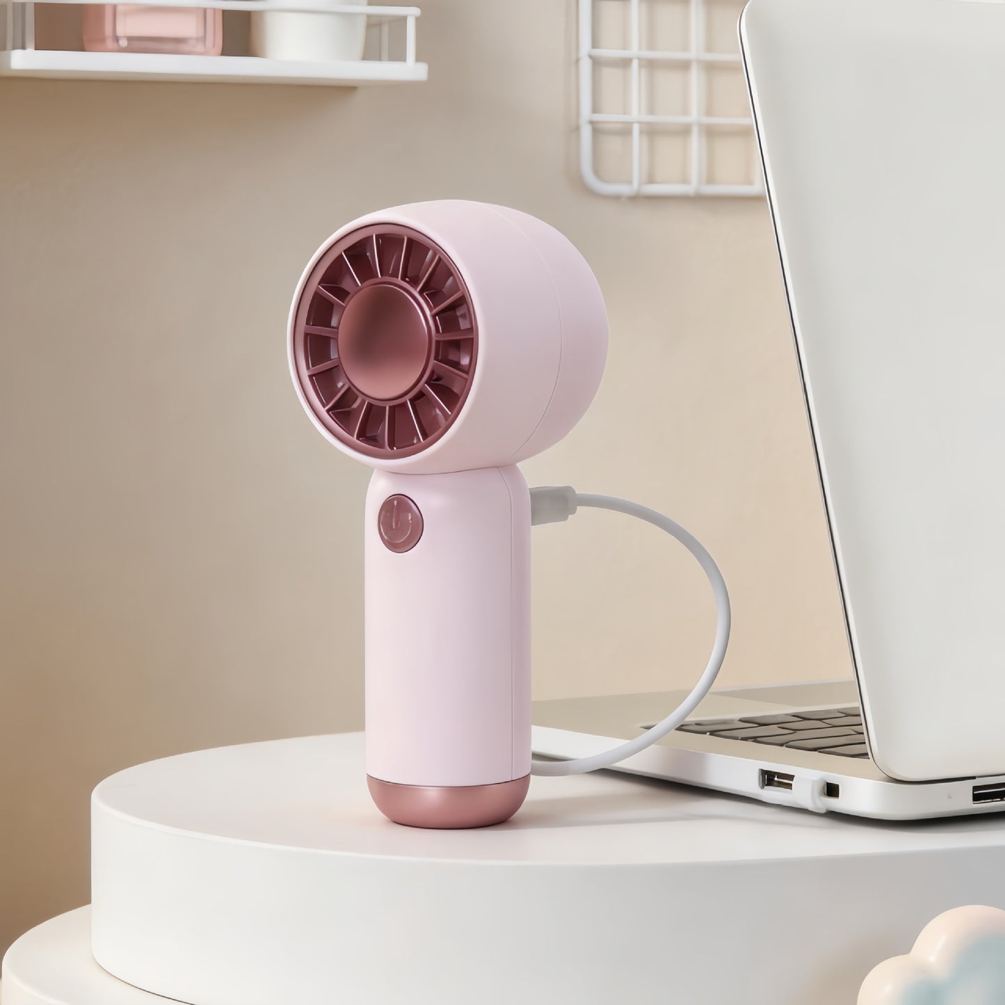 Damen Tragbarer Handventilator mit USB-Ladefunktion Brehn