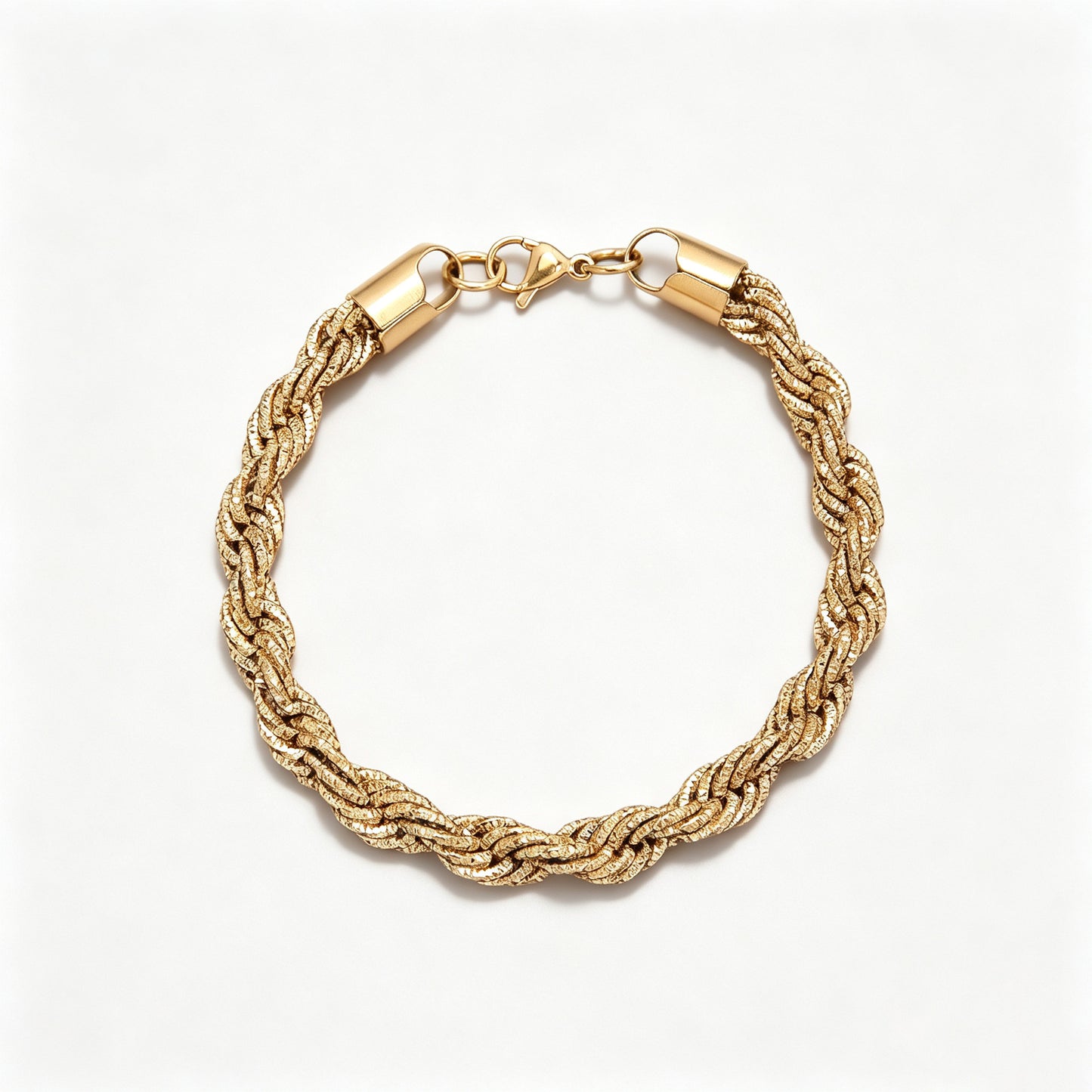Geflochtenes Gold-Statement-Armband Brehn