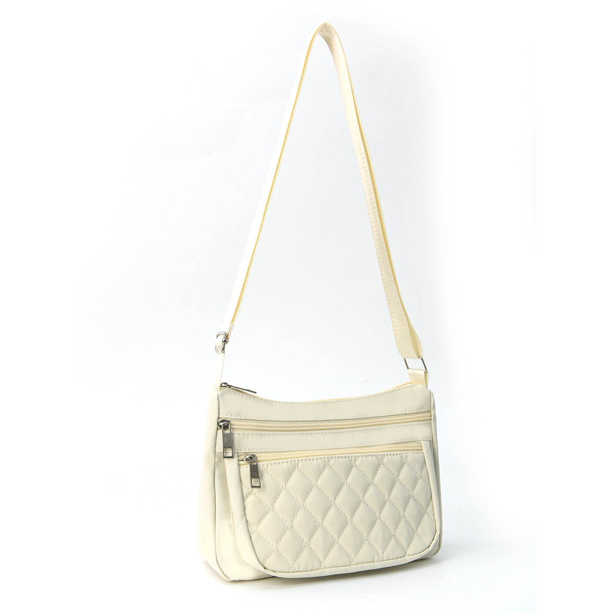 Schultertasche mit Weichem, Gestepptem Design Brehn