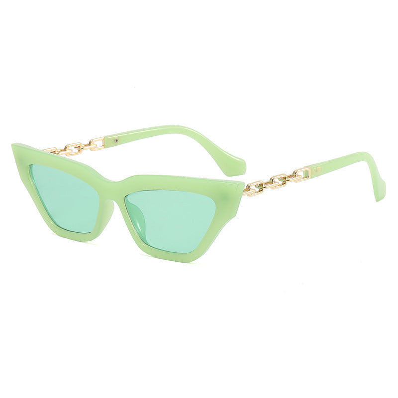 Damen Trendige Sonnenbrille mit exklusiven Kettendetails Brehn