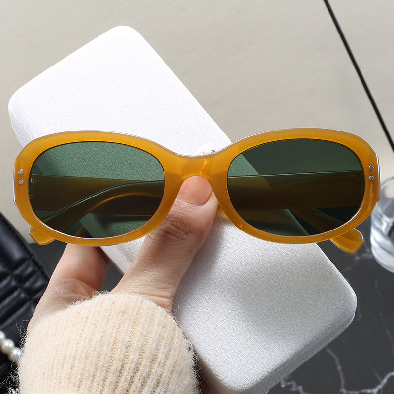 Damen elegante Oversized-Sonnenbrille mit schützendem UV-Schutz Brehn