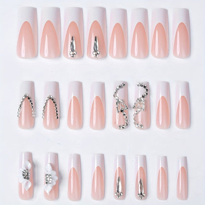 Glamourös 3D Blumennagelkunstset Brehn