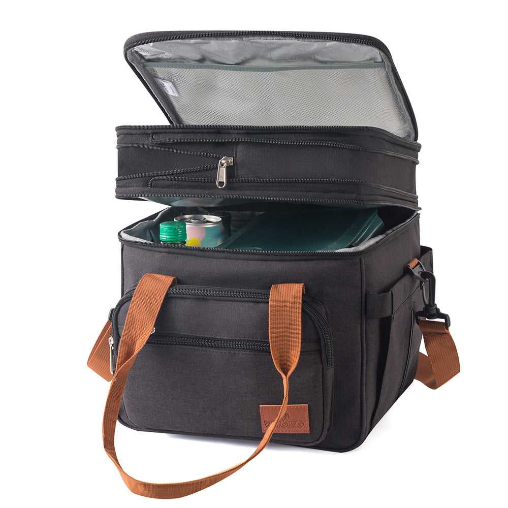 Damen Isolierte Kühltasche mit mehrfachen Fächern Brehn