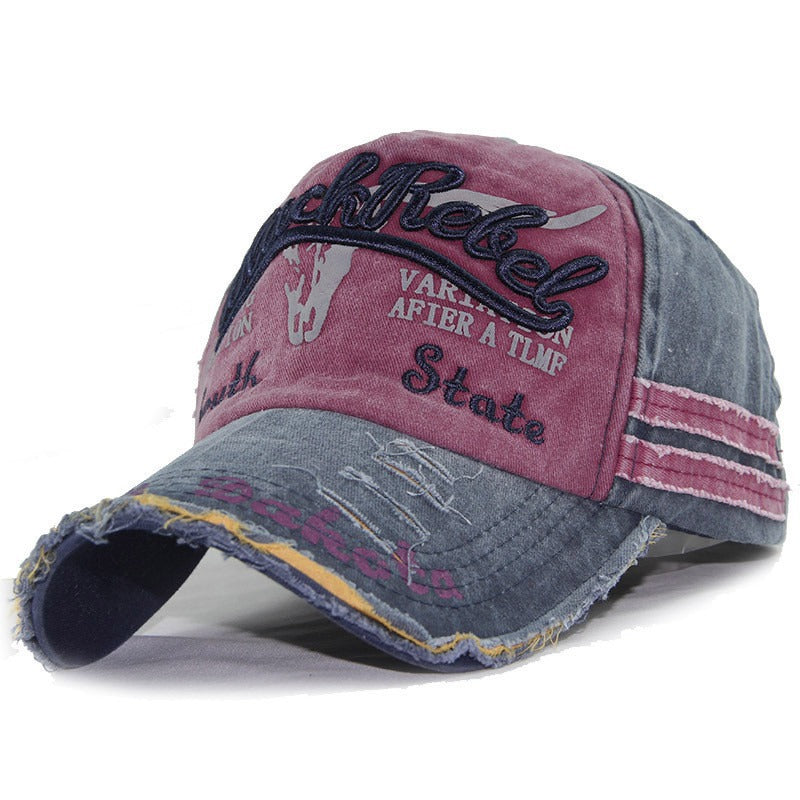 Damen Distressed Grafik Baseballmütze Brehn 1784083658