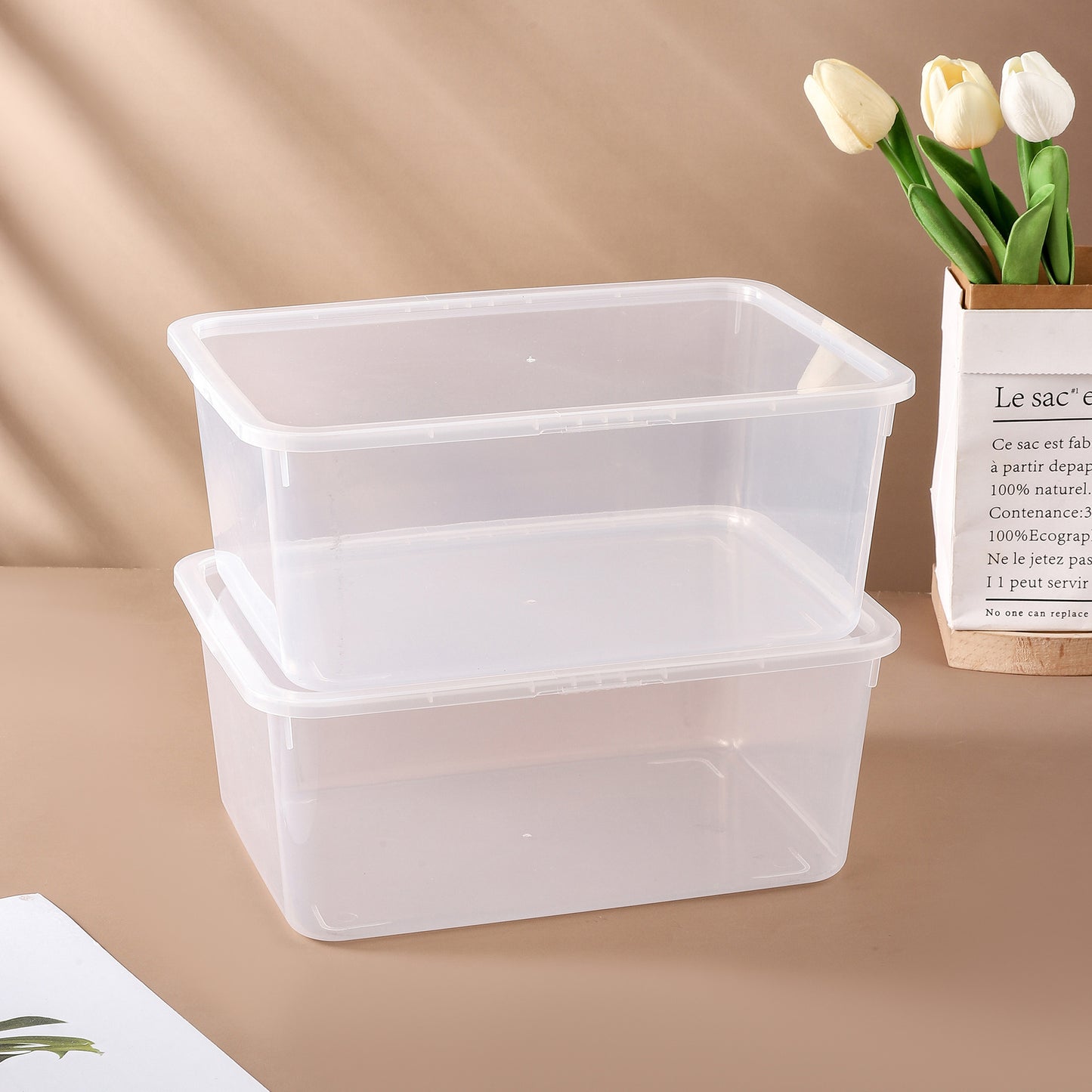 Transparente Aufbewahrungsbox Brehn