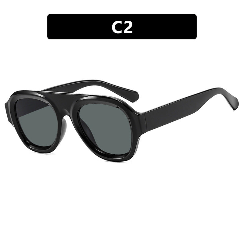 Damen oversized Sonnenbrille mit modernem Design und UV-Schutz Brehn