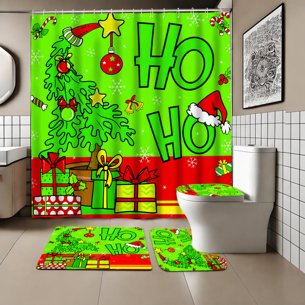 Festliches Weihnachtsbaddekor-Set Brehn