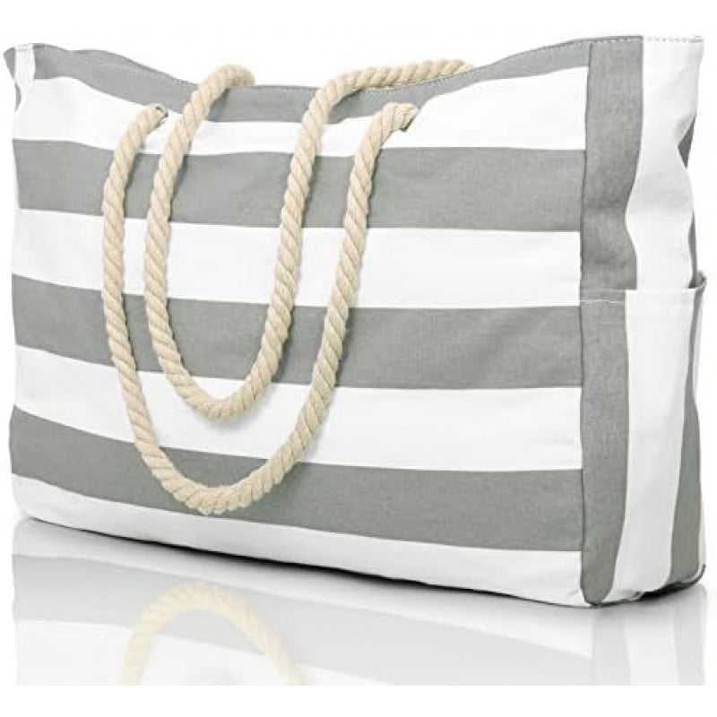 Strandtasche mit Praktischem Außentasche Brehn