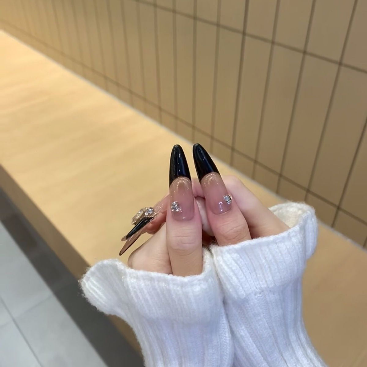Glamouröse Stiletto Press-On Nägel Set