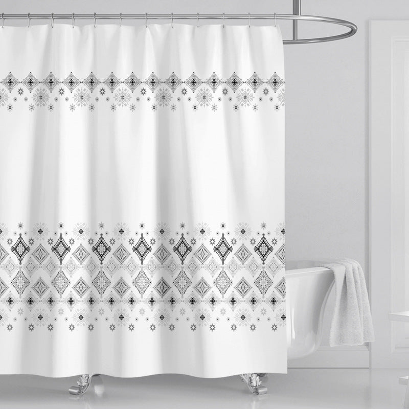 Chevron-Muster-Badezimmer-Set Brehn
