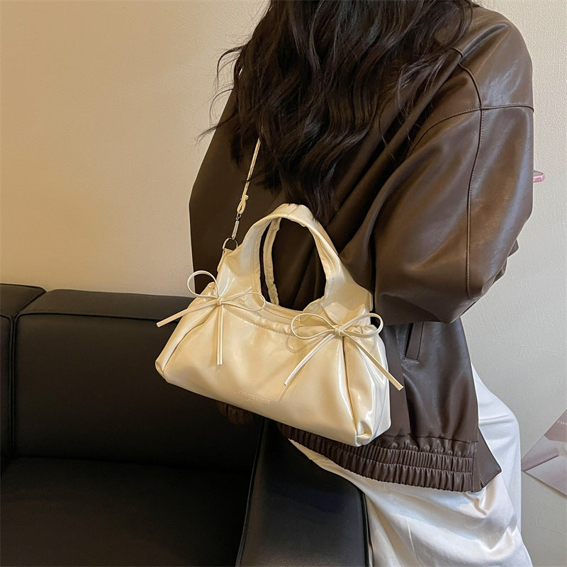 Modische Weiche Leder Schultertasche