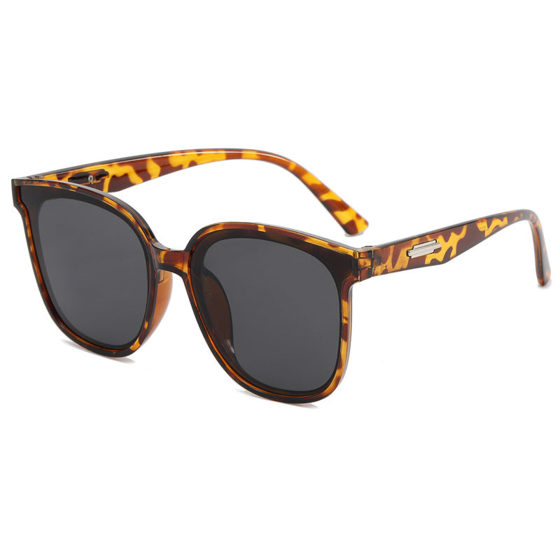 Damen modische oversized Sonnenbrille mit kombiniertem Rahmen Brehn