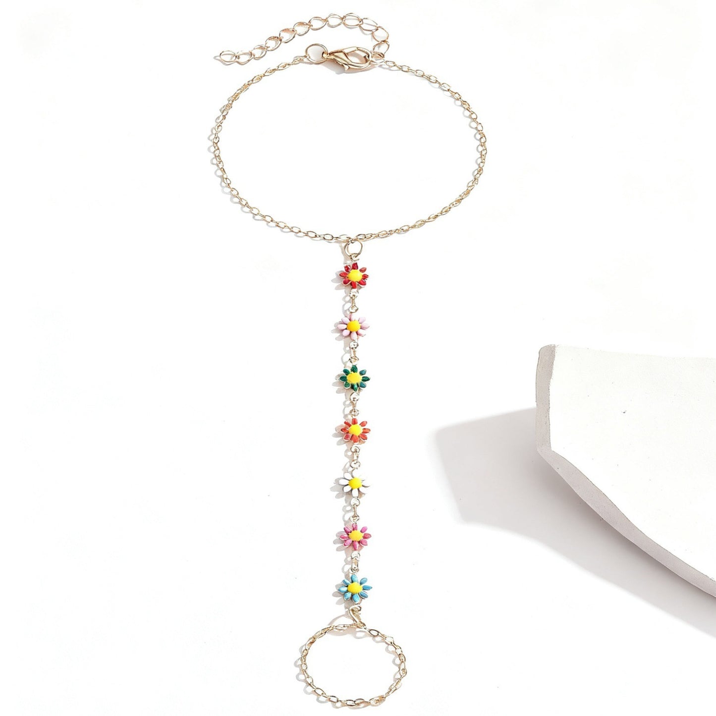 Buntes Edelstein Charme Armband Brehn