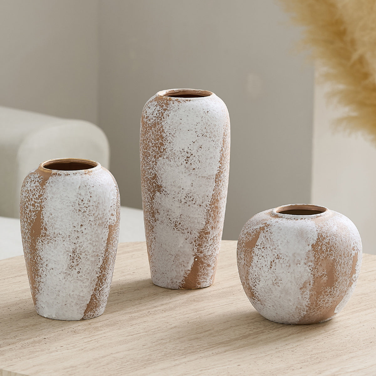 Elegante Keramikvase im skandinavischen Stil Brehn