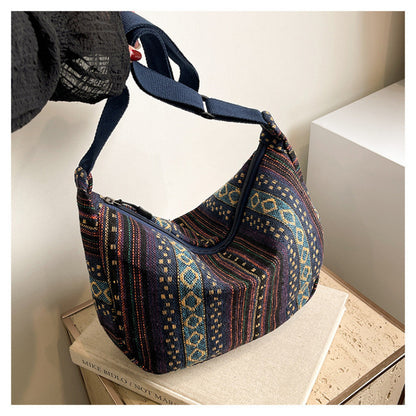 WoBohemian Ethnisches Muster Hobo Tasche Brehn