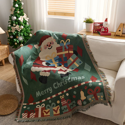 Festliche Weihnachtswurfdecke