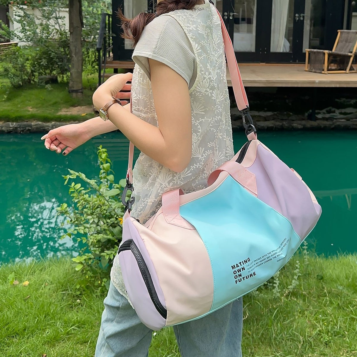 Vielseitige Sport-Duffel-Tasche mit mehreren Taschen Brehn