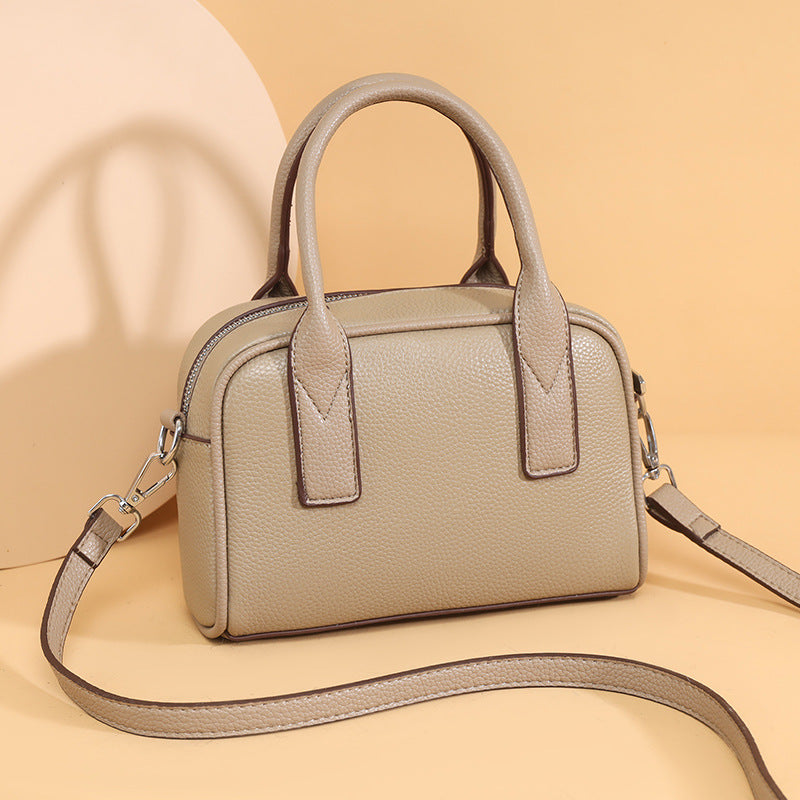Texturiertes Leder Mini Handtasche Brehn