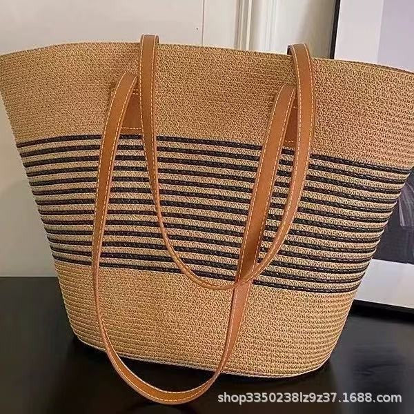 Trendige Geflochtene Strandtasche Brehn