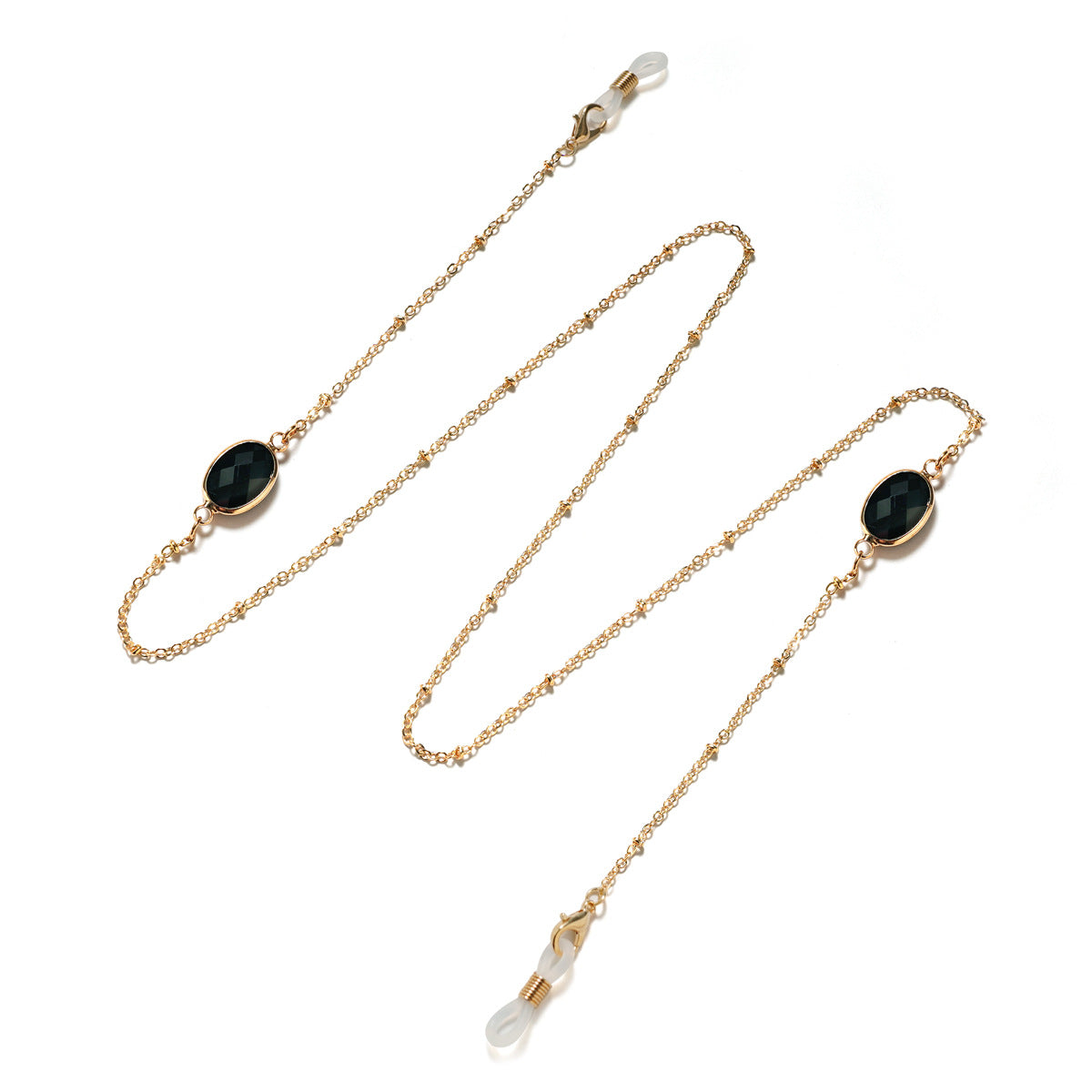 Eleganter mit Edelsteinen verzierter Brillenhalter Brehn