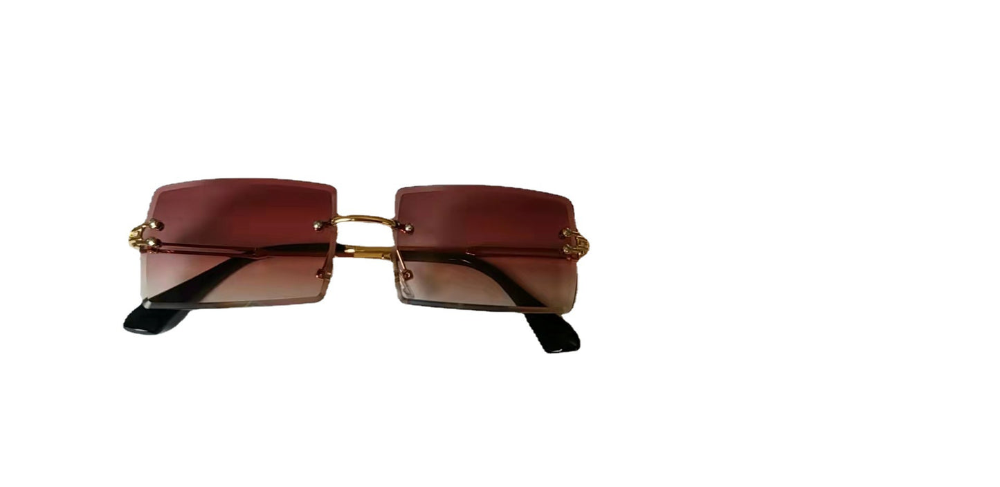 Moderne geometrische Rahmen-Sonnenbrille Brehn